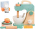 MIKNEKE Wooden Blender Toys Play Set for Kids, Cookies Bake Mixer Toy, Montessori