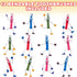 12 ArtCreativity Bendable Toothbrush Figures - Dental Toys for Kids, Dentist Office Giveaways, Toothbrush Toys & Party
