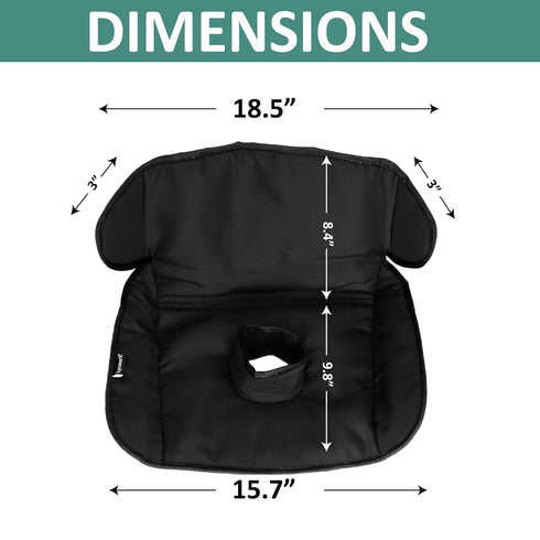2x Lynmark Potty Training Car Seat Protector for Child Car Seat- Waterproof Soft Car Seat Piddle Pads for Toddlers