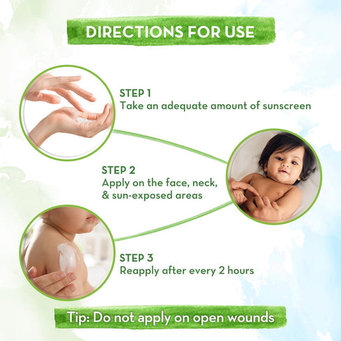 50 0-10 1.69 Oz/50 ml Mamaearth Moisturizing Ultra Light SPF Baby Sunscreen Lotion with PA++++ | Broad Spectrum