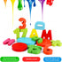 Kesletney Wooden Puzzles for Toddlers, Alphabet Number Shape Learning Toys for Kids, 3 in 1 Montessori