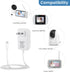 Smays 6.6 Charger Replacement for Owlet, Eufy, Motorola, VTech, VAVA Baby Monitor, Power Cord with ft Cable