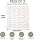 3 Pack GLLQUEN BABY Receiving Blanket Boy Cotton Muslin Swaddle Blankets Girl Newborn Squares Breathable & Soft Thin