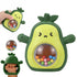 Baby Rattle Teething Toys Silicone Avocado Teething Mitten Sensory Toys for Grasping