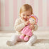 12" 1 2 3 June Garden Soft Dolly Emilia - Stuffed Soft Baby Doll Gift for Year Old Girls - Pink Dress