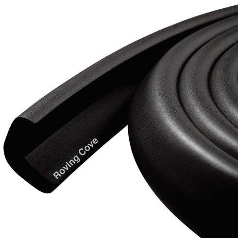 Roving Cove HeftyFit Edge Protector for Baby Proofing, Heavy-Duty Soft Rubber Foam Furniture Edge Bumper Guards