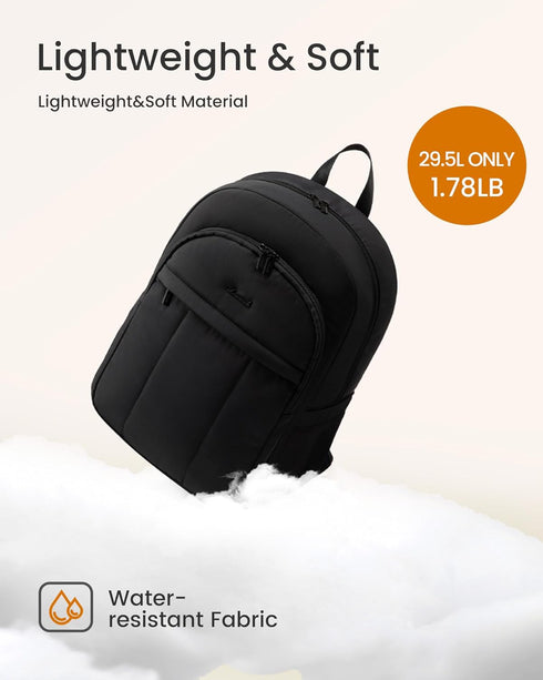 Backpack, Backpacks LOVEVOOK Diaper Bag Large Puffy Baby Bag with Changing Pad Insulated Pockets Stroller Straps