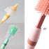Chemimoso 8 OZ Small Silicone Baby Bottle Brush for Newborn Anti-Colic Baby BottlesPortable Travel Bottle Cleaner
