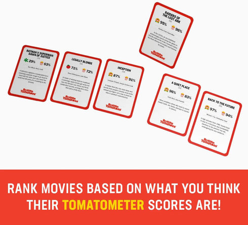 Cryptozoic Entertainment Rotten Tomatoes: The Card Game - Party Game for 2-20 Movie Fans