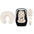 DILIMI Nursing Pillow Cover and Infant Car Seat Insert with Strap Covers,