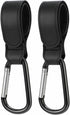 GHYUOPIEF Bags,2 Pack Stroller Hooks for Non-Slip Stroller Clips and Hooks,Adjustable Stroller Carabiner Clip,Baby