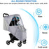 Baby Stroller Cold Weather Shield, Universal Windproof Rain Cover for Travel Strollers