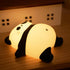 Rechargeable Cute Panda Night Light, 3 Level Dimmable Nursery Nightlight with Timer,