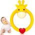 SHARE&CARE BPA Free Silicone Giraffe Baby Teether Toy with Storage Case, for 3 Months and Above