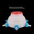 Fockety 6 Lamb Milk Feeder Bottle, Pacifier Round PC Plastics Easy to Clean Sheep Feeding Cup, Portable Safe Milk Pot