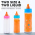 6 Set SCOM Baby Doll Bottle Accessories - Pcs Feeding Bottle Toys, Magic Disappearing Milk & Juice, Pretend Play