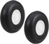 uxcell 2pcs Tire and Wheel Sets for RC Car Airplane, PU Sponge Tire with Plastic Hub, 3 Inch