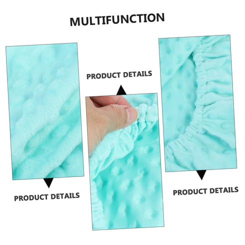 ORFOFE Breathable Baby Changing Pad Cover Mint Green Soft Massage Table Changing Mat Detachable Design for Infants