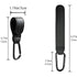 DEIHAALEN 4 Mommy Pcs Leather Stroller Hook, Stroller Clip, Stroller Accessories Organizer Hook, Metal Hook