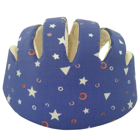 Adjustable Baby Head Protector - Lightweight Safety Helmet for Crawling, Walking, Jumping, Running, Starry Blue, 6-24