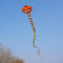 Besra Large Cobra Snake Kite, 52ft Colorful Rattlesnake Kite with Long Tails for Outdoor Fun