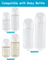 1m+, 6 Count Silicone Nipple for Pigeon Baby Bottle, Size S, Slow Flow