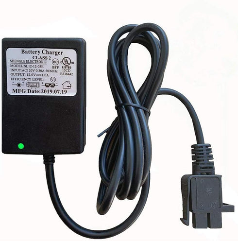 12 Volt B-Type Plug Kids Ride On Battery Charger, 12V Adapter for Electric Ride On Toy RC Car