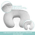 Black Nursing Pillow Cover for Baby Boys and Girls - OWLOWLA