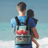 Hsnar Backpack Bike Red Hearts Waterproof Diaper Bag Large Capacity Baby Bag with Stroller Straps, Multi-Pocket Diaper