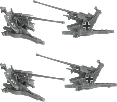 BMC Toys BMC WW2 German Flak 37 Artillery - 4pc 1:32 Accessories for Plastic