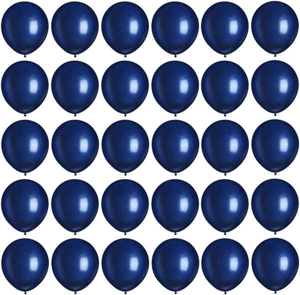 Navy Blue Balloons, 5 inch Mini Dark Blue Latex Balloons, 100pcs for Birthday Wedding Baby Shower Decorations