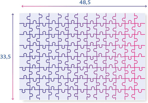Clementoni 27169 Bluey Supercolor Jigsaw Puzzle - 104 Pieces for Kids Age 6, Made in Italy