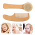 Set Boy Girl Bath Soft Bristle Brush Comb Scalp Brush Laundry Newborn Grooming Kit for Gentle Hair Skin Care
