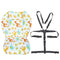Twoworld Baby High Chair Seat Cushion Liner Mat Pad Cover with High Chair Straps (5 Point Harness)