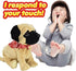 8 18+ WEofferwhatYOUwant Pug Daddy - Interactive Plush Robot Dog Toy for Toddlers - Touch & Sound Activated, Realistic