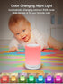 Baby Night Light, Portable Nursery Night Lamp for Kids Bedroom, Warm & Soft Bedside Lamp, Touch Control, Rechargeable,