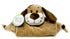 Baby Security Blanket - 18" Tall Soft Fleece Blanky for Boys & Girls with Plush Stuffed Animal - Puppy Dog