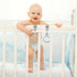 Dranvosk 4Pcs Baby Pull Up Rings for Playpen & Crib, Portable Infant Walking Assistant with Safety Stand, Universal
