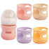 Kingwi 4 Pack Silicone Sleeves for Avent Natural Glass Baby Bottles, Anti Breakage