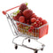 Shindel Mini Shopping Cart, Supermarket Handcart Model for Desk Storage, Party Doll House Store Cosplay