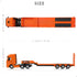 1/50 Flatbed Semi Truck Trailer Toy, Large Diecast for MAX Metal Model Transport Tractor Gifts for Boys Adult Model Car