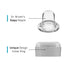 Dr. Brown's Replacement Baby Bottle Nipple Ring Collars for Narrow Bottles 4oz & 8oz, Pack of 6, BPA Free