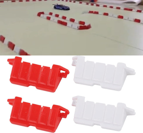 Oumefar RC Drifting Race Track Barrier - 120PCS Roadblocks for Remote Control Car DIY Racing Track