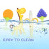 Chuya Teething Toys (4 Pack), BPA-Free Teething Toy for Baby, Banana Toothbrush for Infants 3-6 Months