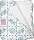 Selgkds Boho Sea Turtles Seashells Bows Baby Blankets for Girl Boy Infant Newborn