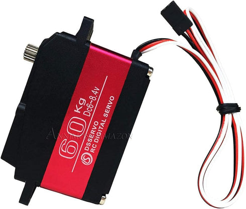 ANNIMOS 60KG 8.4V 1/5 270 Digital Servo High Voltage Stainless Steel Gear Large Torque High Speed Waterproof Baja