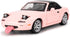 1/32 Mazda Miata MX-5 Alloy Model Car, Toy Car with Pullback, Removable Top, Blinking Lights, Sound and Bright Lights