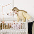 30 Inch Crib Mobile Arm, HBM Wooden Mobile Arm for Crib Rotating Baby Mobile Hanger Beech Mobile Crib Arm Attachment