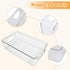 MAIDIWUDI 2Pack Cabinet,DrawerCounter,Kitchen,Refrigerator-Portable Clear Baby Bottle Organizer Portable Baby Bottle
