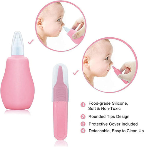 Set Baby Grooming Kit, Infant Safety Care with Hair Brush Comb Nail Clipper Nasal Aspirator,Baby Essentials Kit